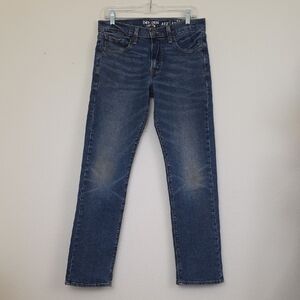 Levi's Denizen 232 Blue Slim Straight Faded Jeans 31 X 29